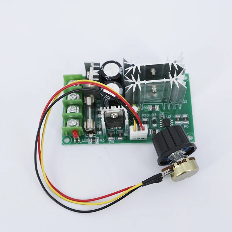 High Power PWM DC Motor Speed Controller Switch DC 20A 60A 12/24/36/48V Current Voltage Regulator DC 10-60V PWM Drive Module N6