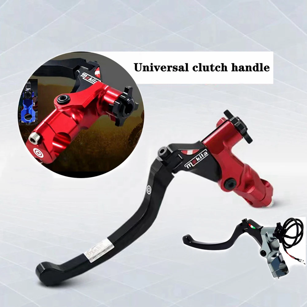 Universeller 7/8-Zoll (22 mm) Motorrad-Kupplungshebel mit Kupplungsschalter für Yamaha, Honda, Suzuki, Street Sport Bike, Dirt Bike