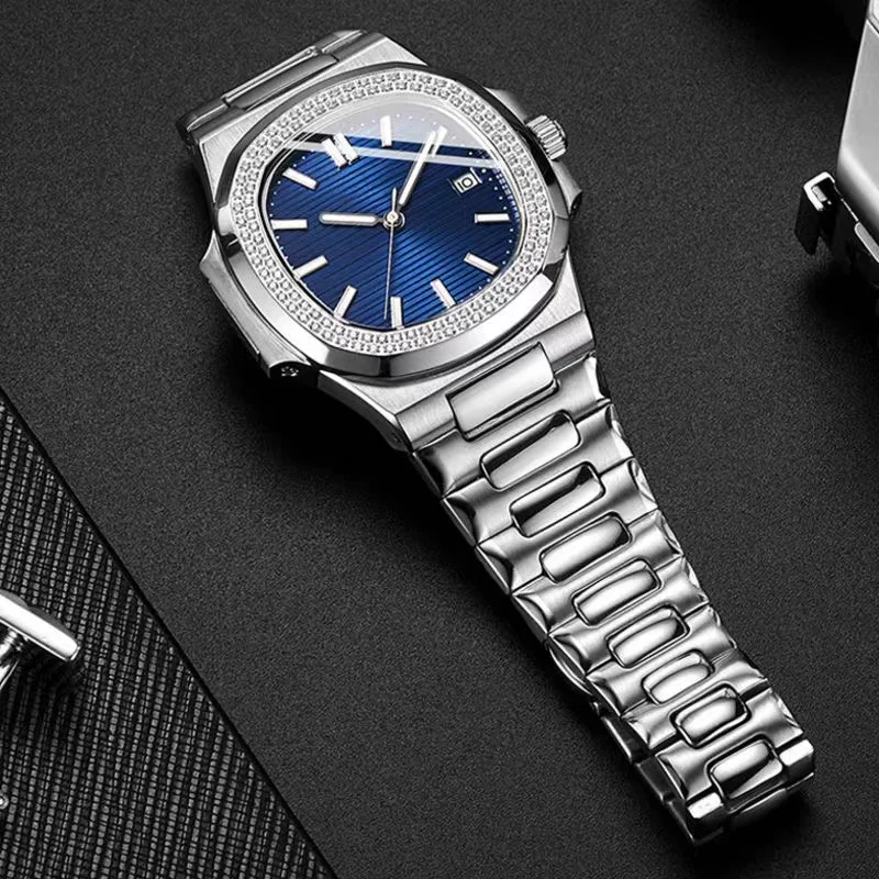 25-13mm Stainless Steel Watch Strap For Patek Philippe Nautilus 5711 5726 Series Bracelet Metal With Folding Clasp Watchband