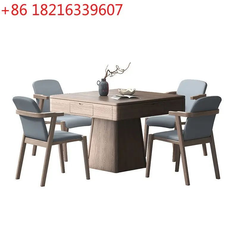 YAO New Chinese Electric Mahjong Table Dual-purpose Imitation Cashmere Table Tables High-end Family Entertainment