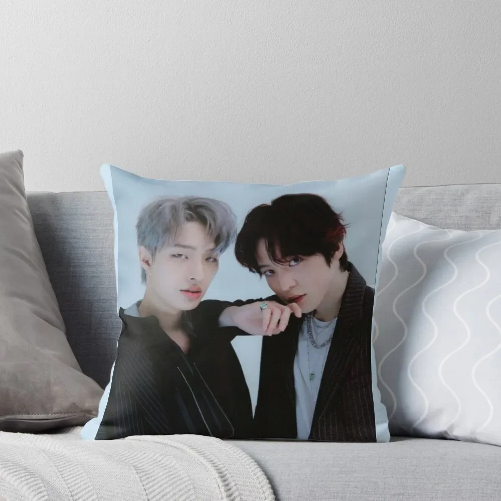 Ateez Yunho and Mingi Throw Pillow Cushions For Sofa Decorative Cover For Living Room Sofa Covers Cushions Home Decor pillow