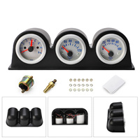 2inch 52MM Triple Gauge Kit Turbo Boost gauge  water temp gauge Oil Pressure Gauge  Tachometer  car meter Water Temp auto Gauge