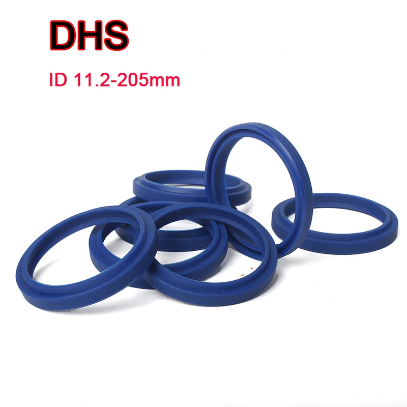 Polyurethane（PU）DH/DHS Dustband DustProof Piston Rod Ring Shaft Sealing Grooved Hydraulic Cylinder Gasket Oil Seal ID 11.2-205mm