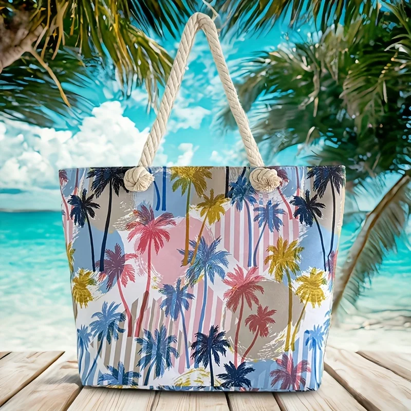 Summer style Yezishu women's beach tote bag, durable thick j