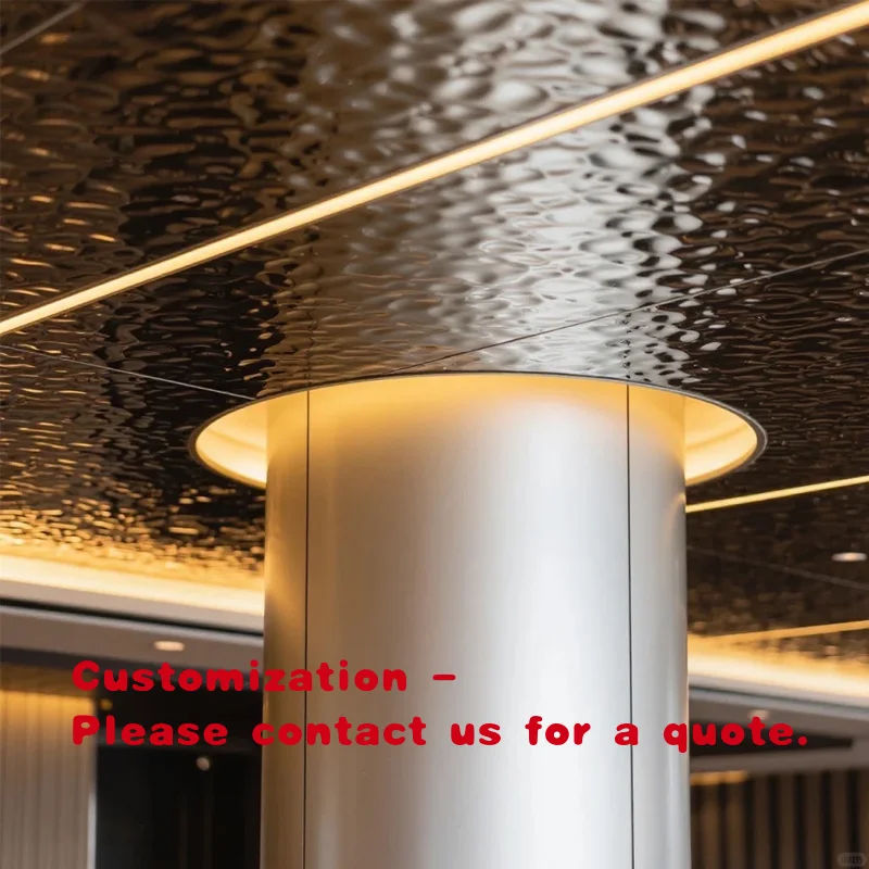 custom.Modern Style Stainless Steel Honeycomb Wall Panel Board Hotel Lobby Ceiling Grid Interior Decorative Cladding Mal