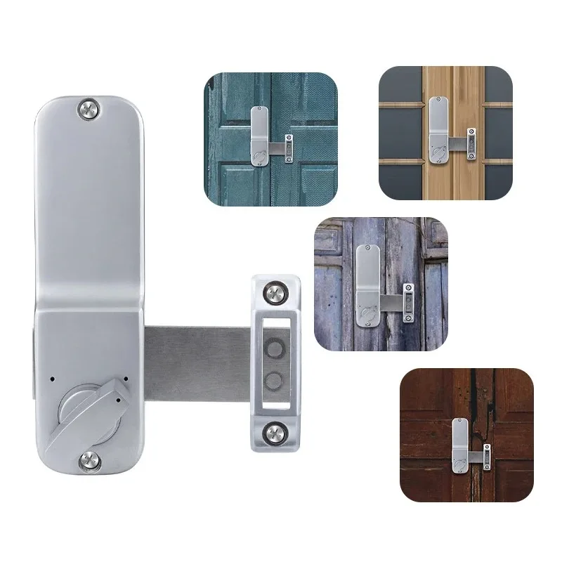 IP68 Waterproof Mechanical Password Door Lock Keyless No Battery Outdoor Cold Heat Resistant Entry Security Lock