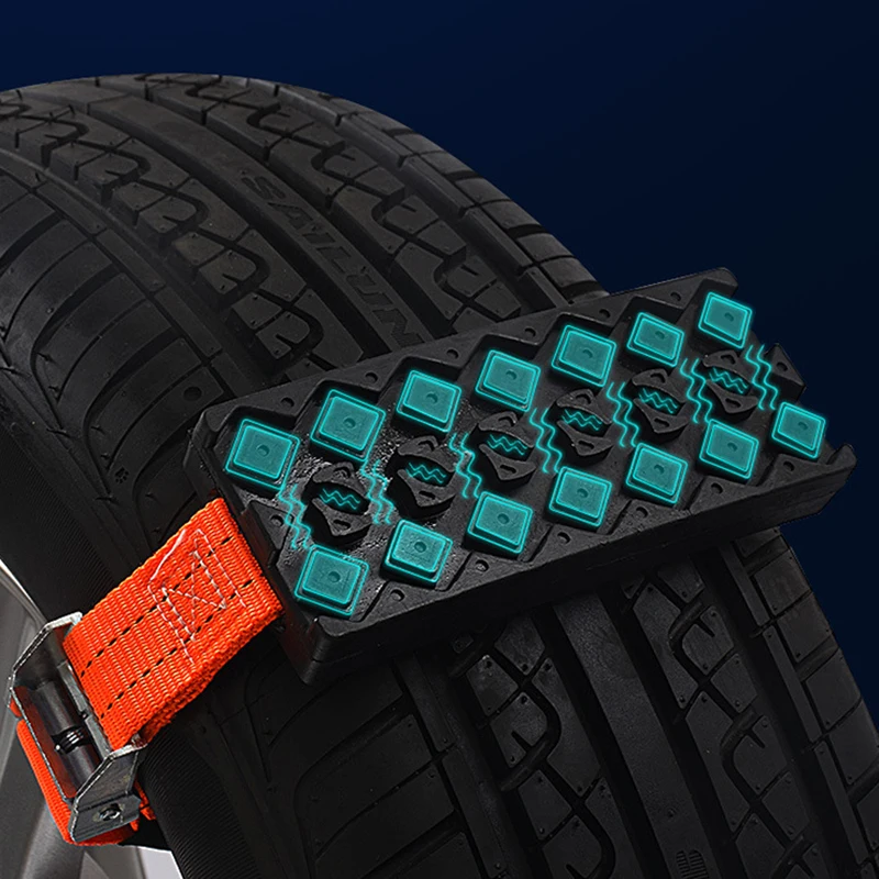 Mud Sand Snow Tire Ladder Off-Road Vehicle Emergency Tracks Chain Non-Slip Traction Mat Car Recovery Traction Boards - view 5