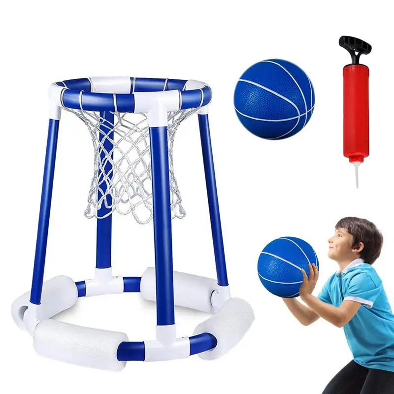 

Swimming Pool Basketball Hoop Set Outdoor Swimming Pool Beach accessories Floating Pool Toys Beach Fun Summer Water Toy