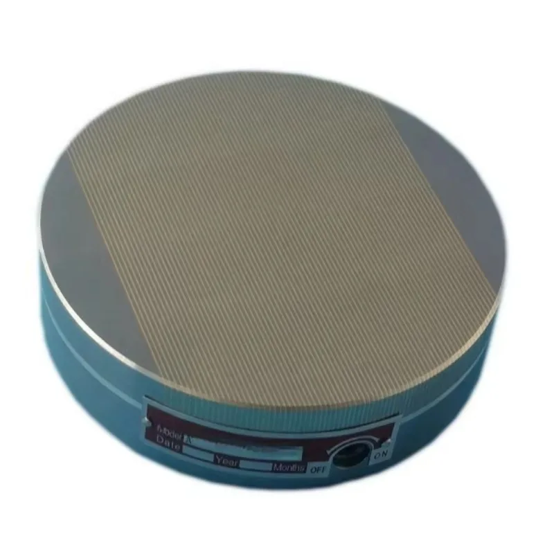 Strong Round Permanent Magnetic Chuck Fine Pole Circular Workholding Plate For Grinder Lathe EDM Wire Cutting Machine - view 3
