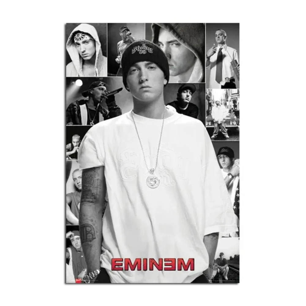 Super Rapper Eminems Posters And Prints Great Rap Singer Canvas Painting Music Star Wall Art Picture Ideal for Home Decor