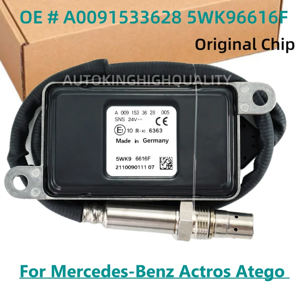 

A0091533628 5WK96616F Nox Oxide Sensor For Mercedes-Benz Actros Atego Truck 0091533628 5WK96616D