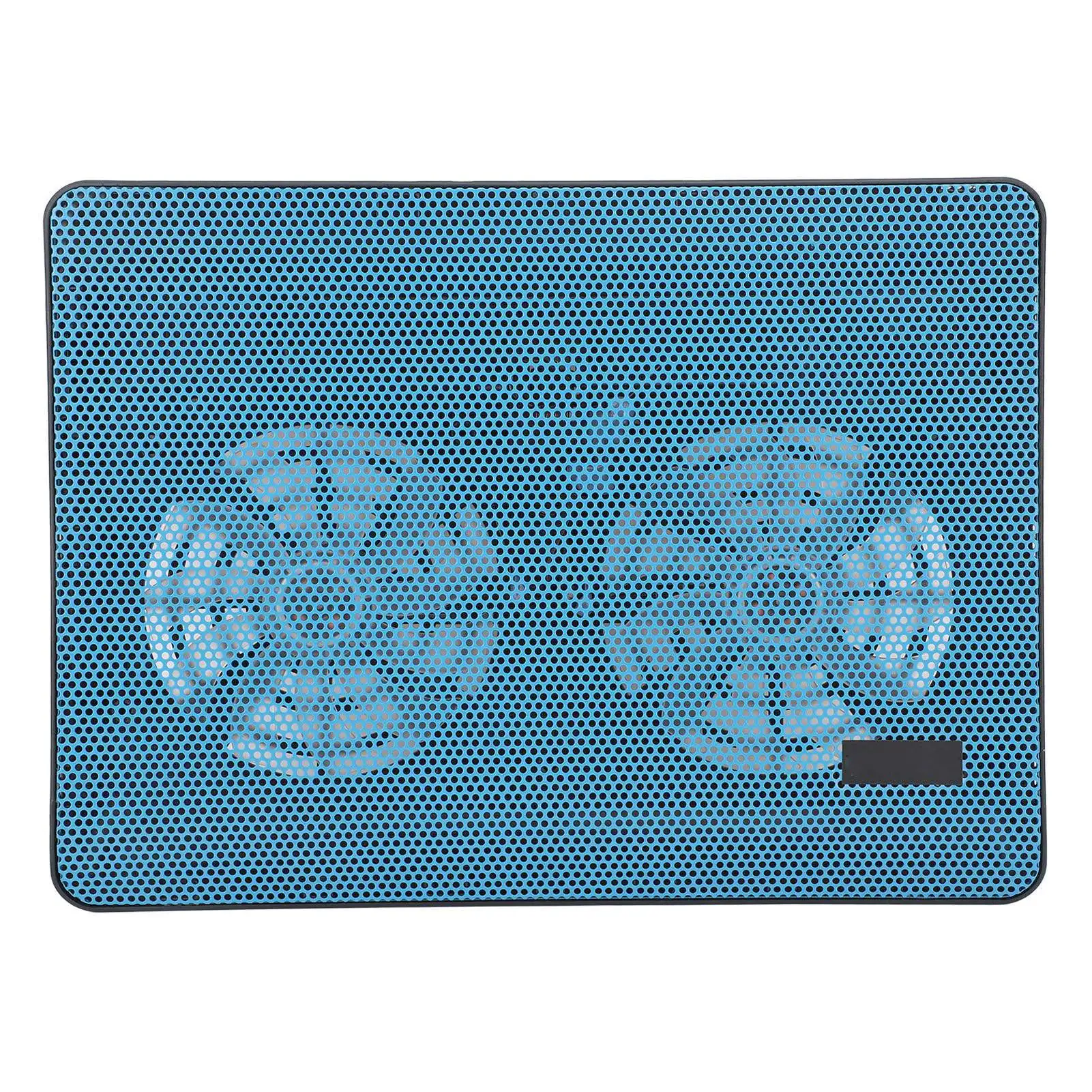 Laptop Cooling Pad Laptop Cooler Dual Fan Low Noise Operation 1.5mm Hole Diameter Laptop Gaming Accessory for Within 17in