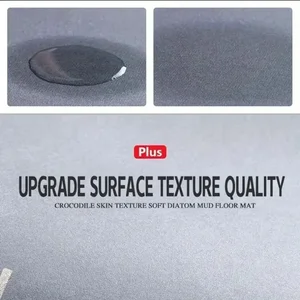 Esteiras de banho de diatomite absorvente anti deslizamento tapete pé tapete de secagem rápida chuveiro toalete banheiro cozinha capacho lavável 8 principais vendas tapete secante - №7