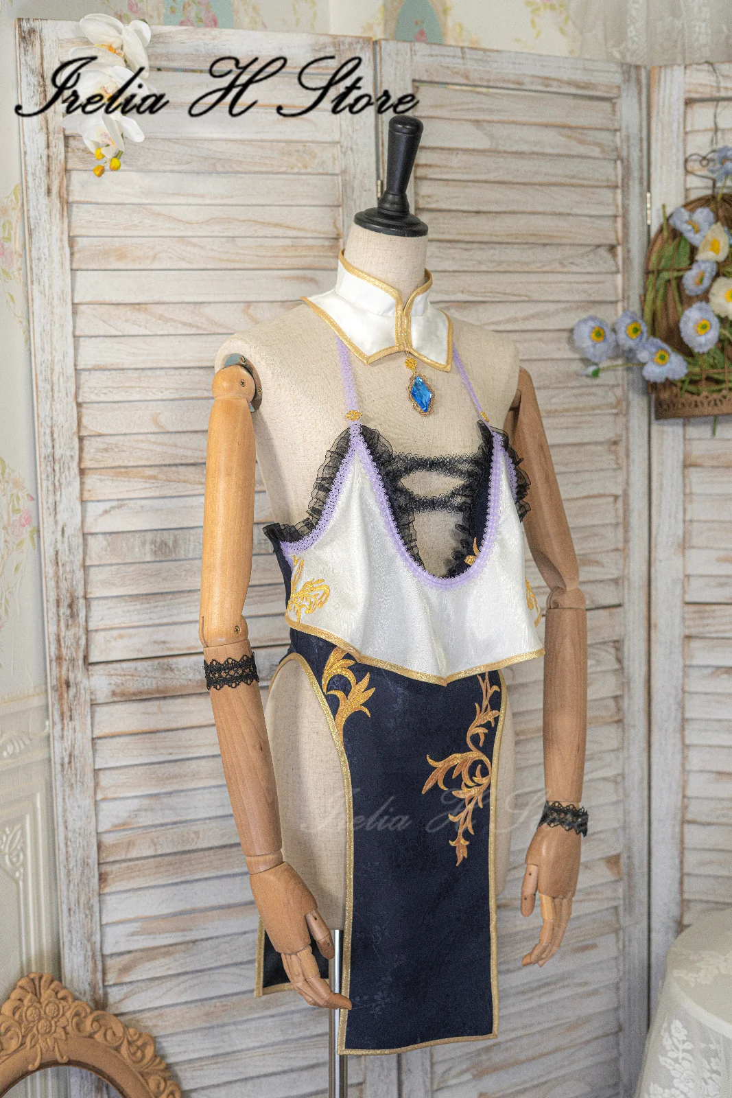 

Irelia H Store OVERLORD Косплей albedo Cheongsam Косплей Костюм Аниме Нижнее белье сексуальное горячее платье для взрослых женское может нестандартный размер