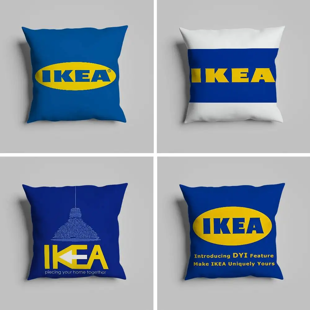 

Classic I-IKEAS Pillow Case Pillowcase For Car Pillows 60x60 Cushions Luxury Double Sided Cover Home And Decoration Sofa 30x30