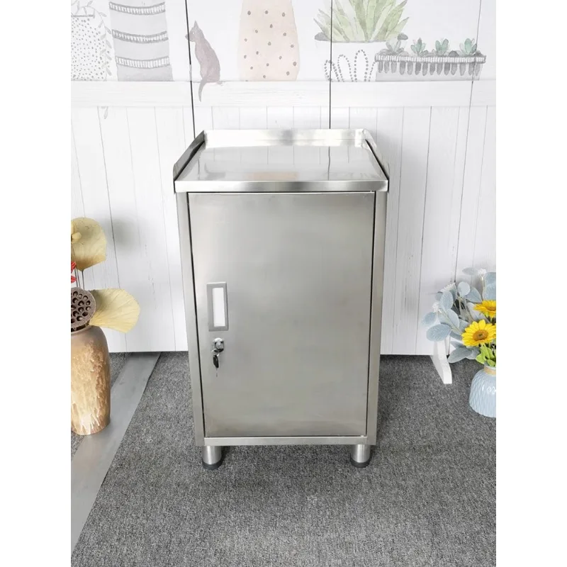 Stainless steel tea cabinet bucket cabinet gas cabinet household 15 kg standard bottle two gas bottle special cabinets with