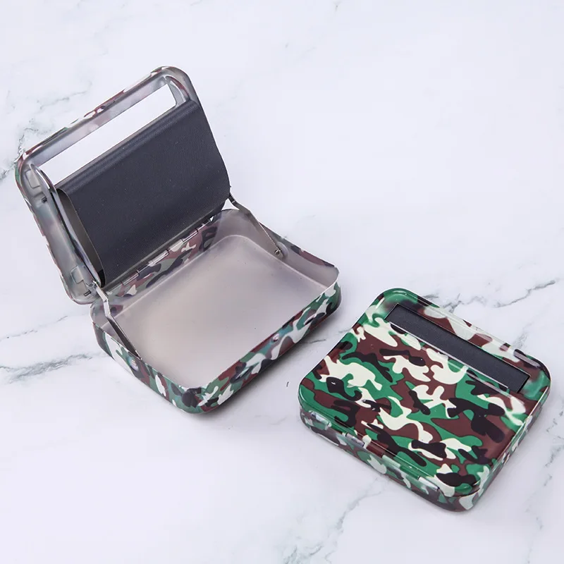 

Портативная полуавтоматическая машинка для скручивания сигарет 70 мм/78 мм, металлическая ручная машинка для набивки сигарет, аксессуары для курения