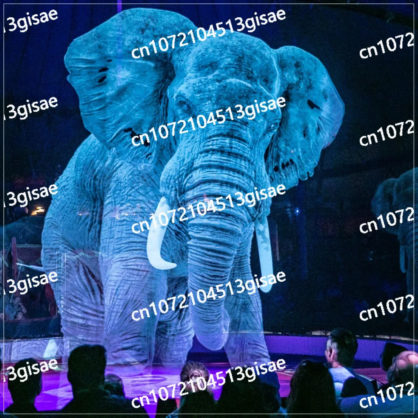 Holographic Mesh Projection Screen 3D  for Hologram Exhibition ,circus Display ,Wedding