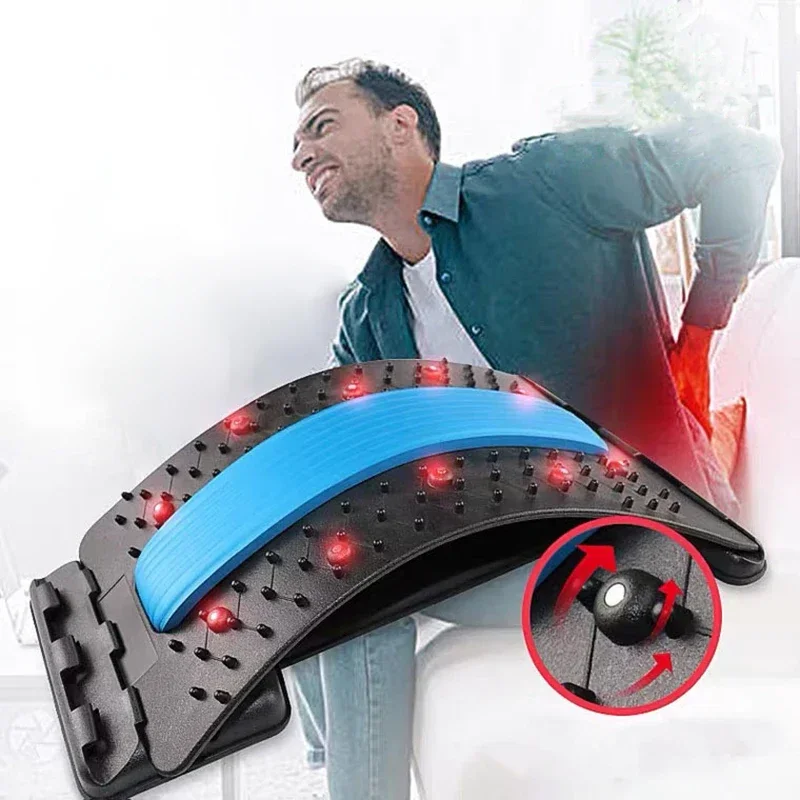 Masajeador De Espalda Con Magnetoterapia, Estirador Ajustable Multinivel, Soporte Para Cintura, Cuello, Columna Lumbar Y Cervical, Alivio Del Dolor. — -74%, 142.28€ Coupon, from 49.99€ – 74% descuento – €49.99