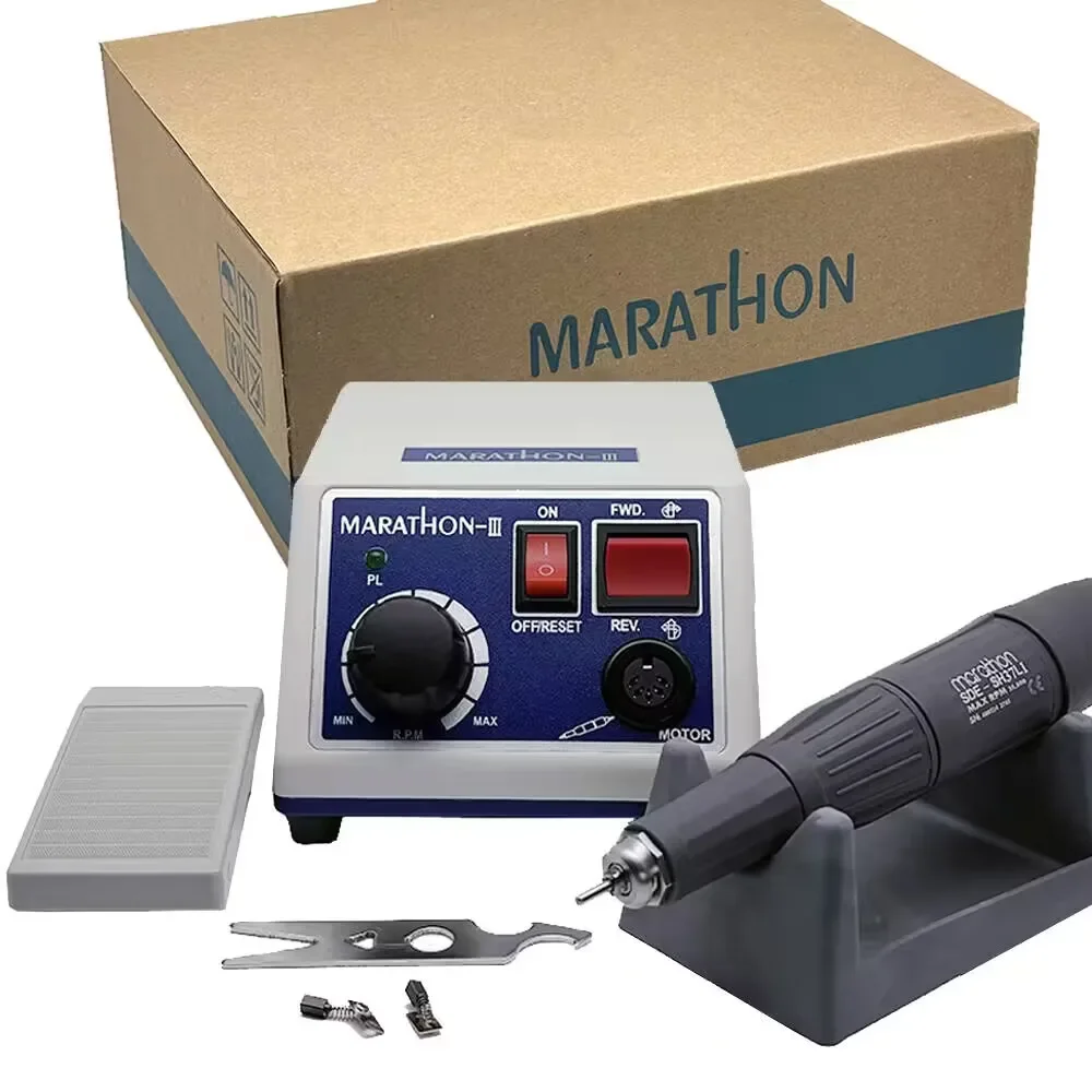 Dental Lab Electric Smt Marathon Motor Micromotor Machine N3 + 35K Rpm H37L1 Handpiece 110V 220V Dentist Instrument Kit