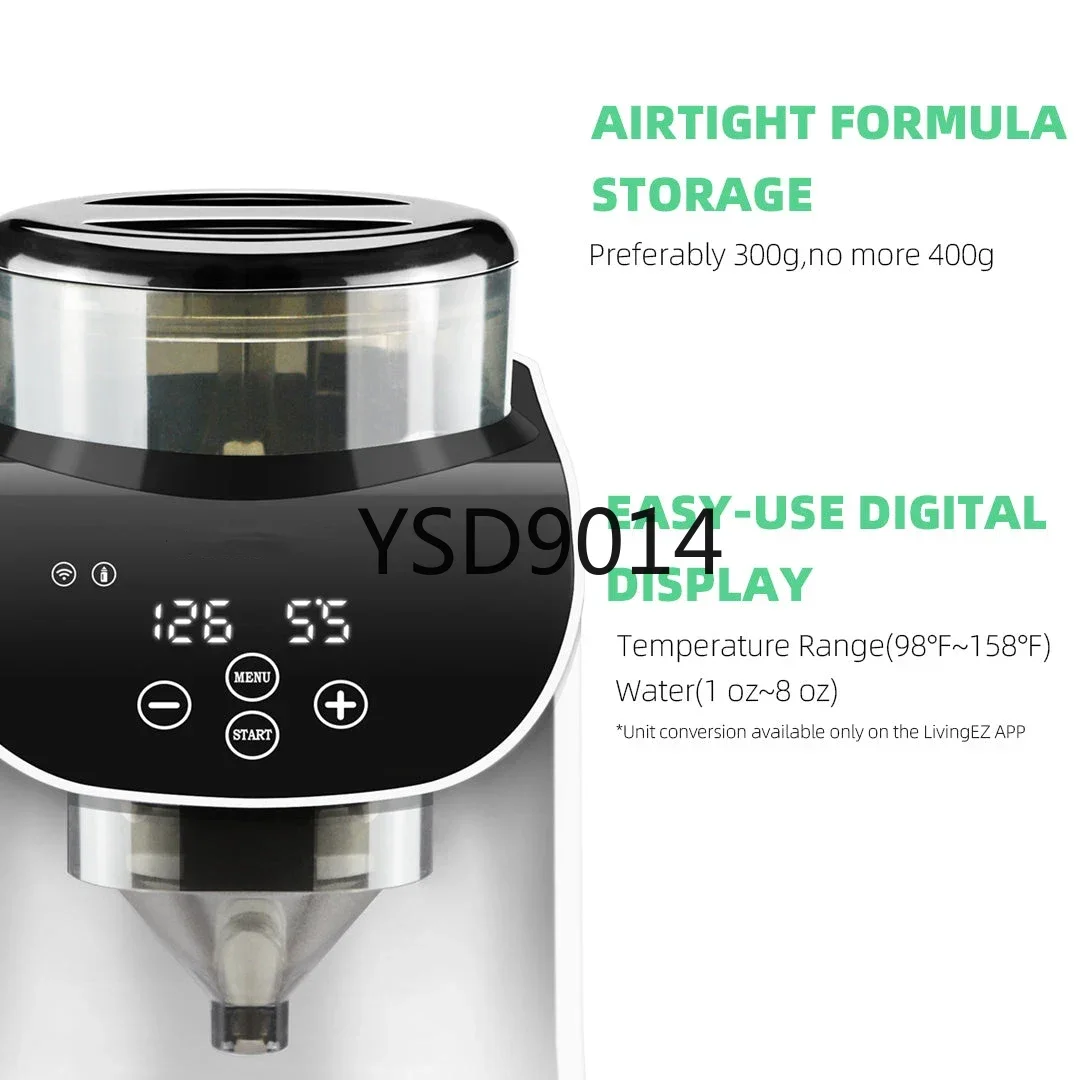 Milk powder mixing machine feeding bottle warmer one step food prepare machine with App WiFi control milk dispenser