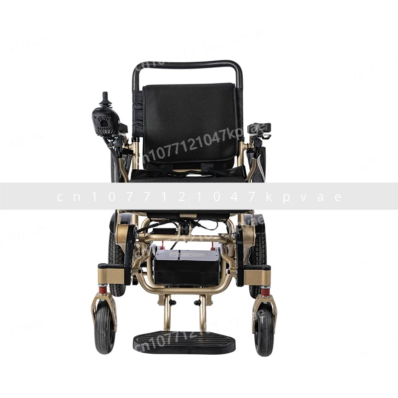 

WIth Power 250W * 2 Dual Motor Electric Wheelchair Remote Control Automatic Folding Aluminum Electric Wheelchair