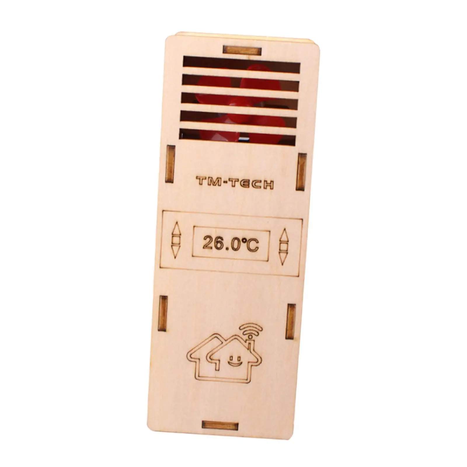 DIY Air Conditioner Model Kit Electric Building Project,Portable,Wooden Science Experiment Electronics Kit for Ages 10 and up