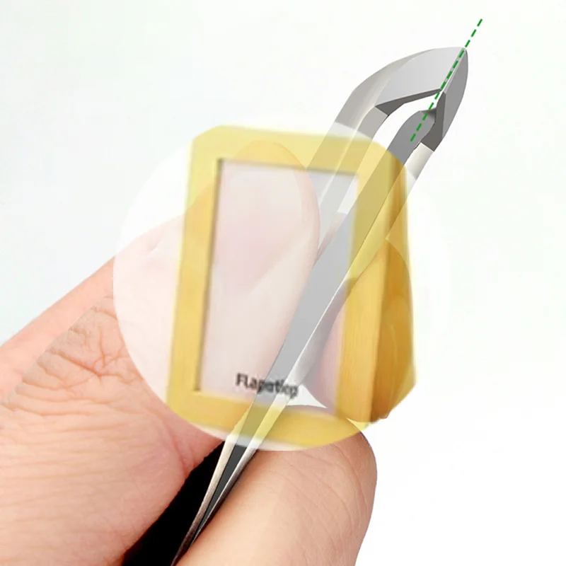 (HS) 1PC Forbici per cuticole per unghie piccole Pinzette Mini Clipper Cutter Trimmer per dita e dita dei piedi Rimuovi la pelle morta Strumenti per pedicure