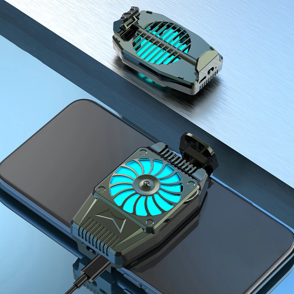 Universal Mini Mobile Phone Cooling Fan Radiator Turbo Hurricane Game Cooler Cell Phone Cool Heat Sink For Xiaomi for Huawei