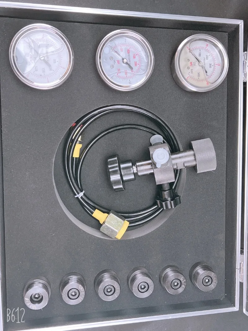 For 11‑Pieces‑Hydraulic‑Accumulator‑Charging‑Inflation‑Tool‑Kit, Complete‑Nitrogen‑Gas‑Filling‑Service‑Set‑For‑Hydraulic