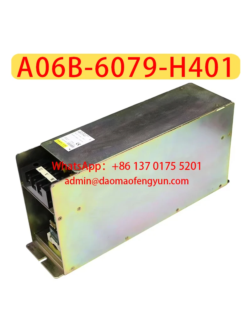 

A06B-6079-H401 Used CNC Power Modules，A06B 6079 H401，Fast shipping，The shipment will be arranged after passing the test