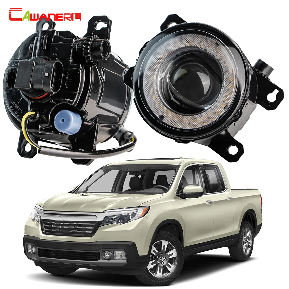 

2 X H11 LED Fog Light DRL For Honda Ridgeline 2017 2018 2019 30W 8000LM Car Left + Right Angel Eye Fog Daytime Running Lamp