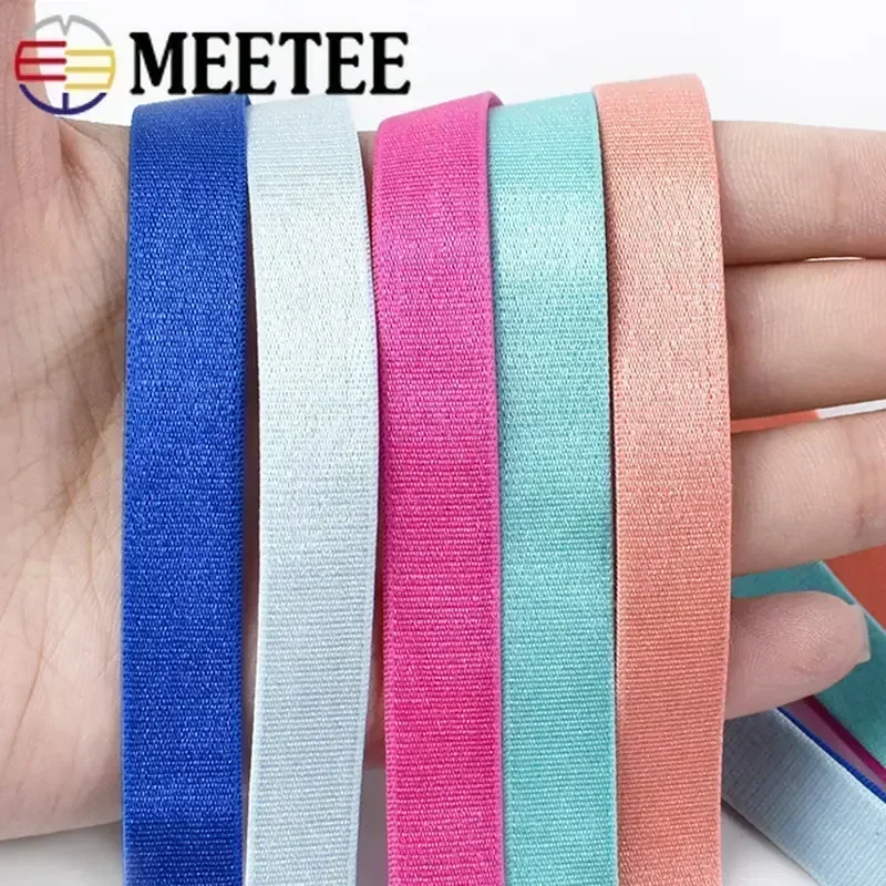 5/10M 12mm Elastic Bands for Underwear Bra Shoulder Strap Spring Hair Rubber Band Pants Belt Stretch Nylon Webbing Sew Accessory