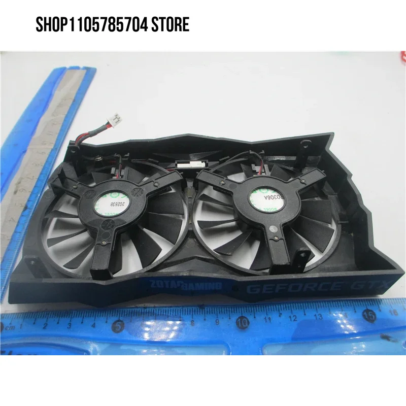 New For ZOTAC GeForce GTX1050 GTX 1050 Ti OC 4GB GDDR5 128BIT For APISTEK GA71S2H ANTA DC12V 2Pin GPU Graphics Card Cooling Fan