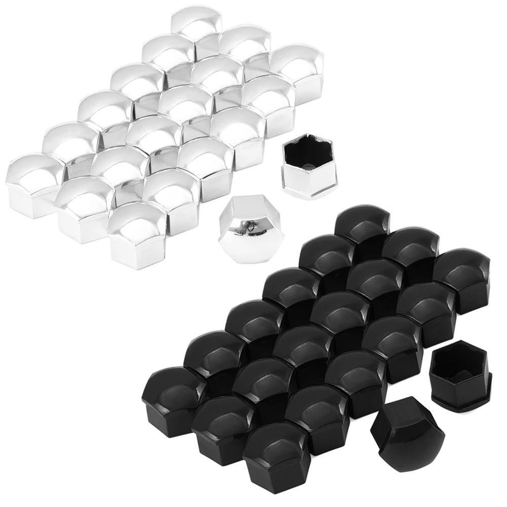 

new 17mm 19mm 21mm 20Pcs/lot Wheel Lug Bolt Center Nut Covers Caps For Skoda octavia a5 a7 1 rapid fabia yeti superb accessories