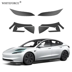 Per Tesla Model 3 Highland 2023 2024 fanale posteriore del faro pellicola protettiva modello 3 + lampada posteriore del faro pellicole che cambiano colore nero