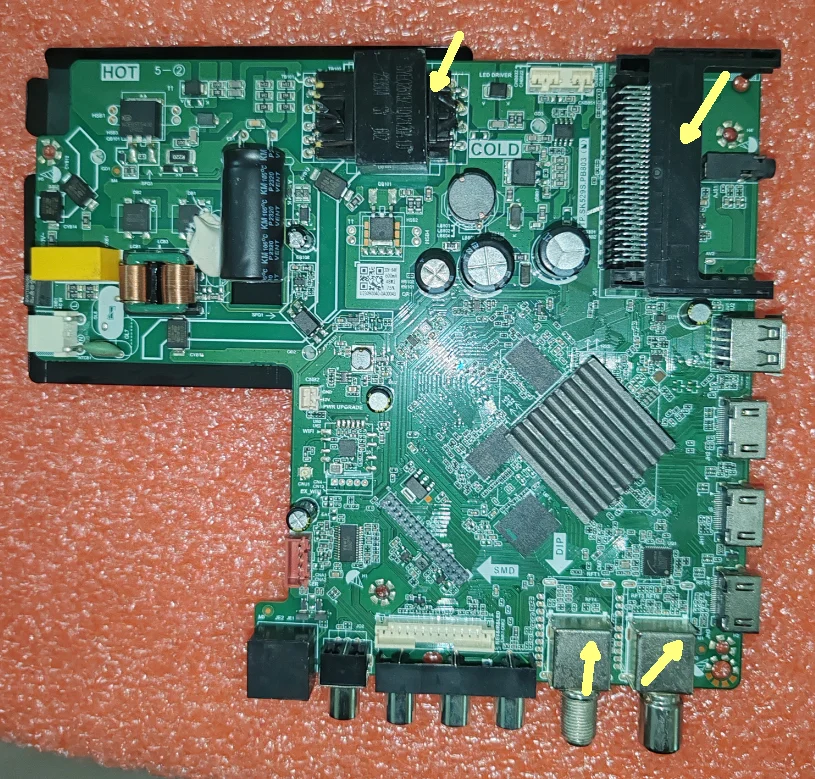 TP.SK529S.PB803(N）Three in one TV motherboard, physical photo, tested well for Multiple specifications