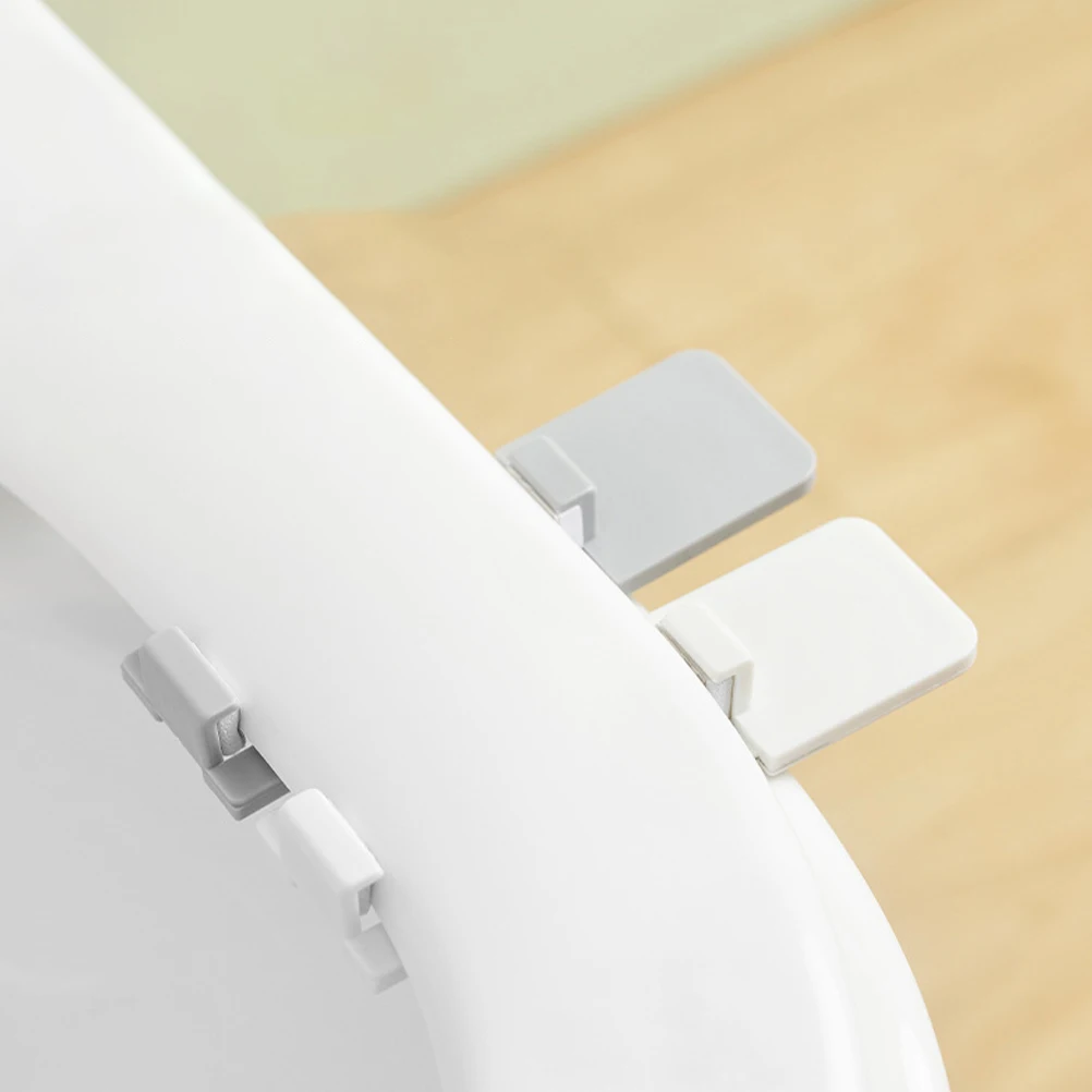 

Seat Handle Lifter Adhesive Durable Abs Material Easy Carry Hygienic Home Bathroom Supplies Strong Practical Toilet Cover