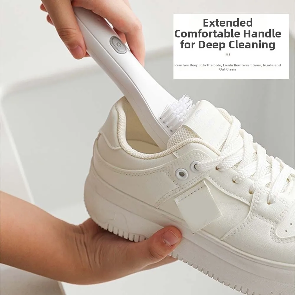 Hot Portable Electric Shoe Cleaner Brush Type-C Charging Black White Cleaner Brush Polishing Brush Travel