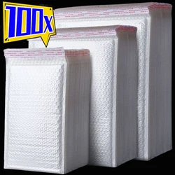 Wholesale White Bubble Envelopes Bag Waterproof Foam Bubble Mailers Shipping Envelope Bags Plastic Self Seal Packing Bags