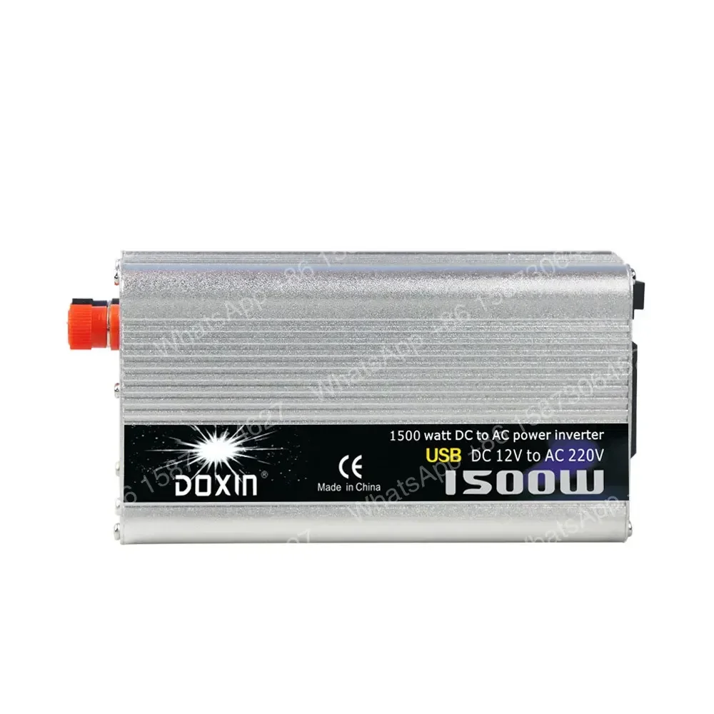 Inversor Automotivo DC 12V 220V 24V 110V AC 300W 500W 800W 1000W 1500W 2000W Adaptador de Energia para Carro Inversor Solar Conversor