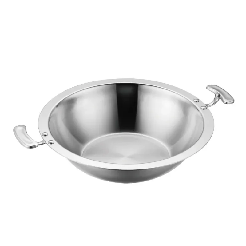 Special pot Integrated Double-flavor hot pot Commercial pan Golden Hotpot 304 stainless steel laser welding hot pot