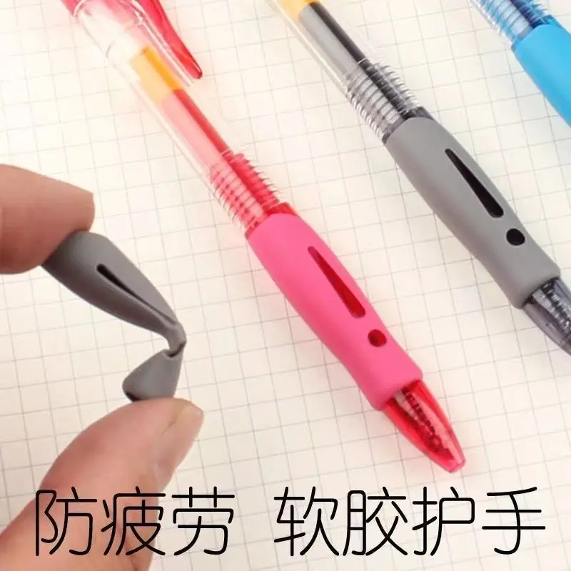 same type push pen gel pen GP1008 quick-drying black pen 0.5mm red pen ballpoint pen office special pen Glass fountain pen