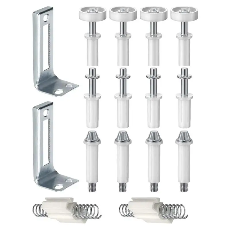 

Металлическая фурнитура для дверей шкафа, профессиональный комплект фурнитуры для складных дверей, запасные части для ремонта, точная фурнитура для двойных дверей