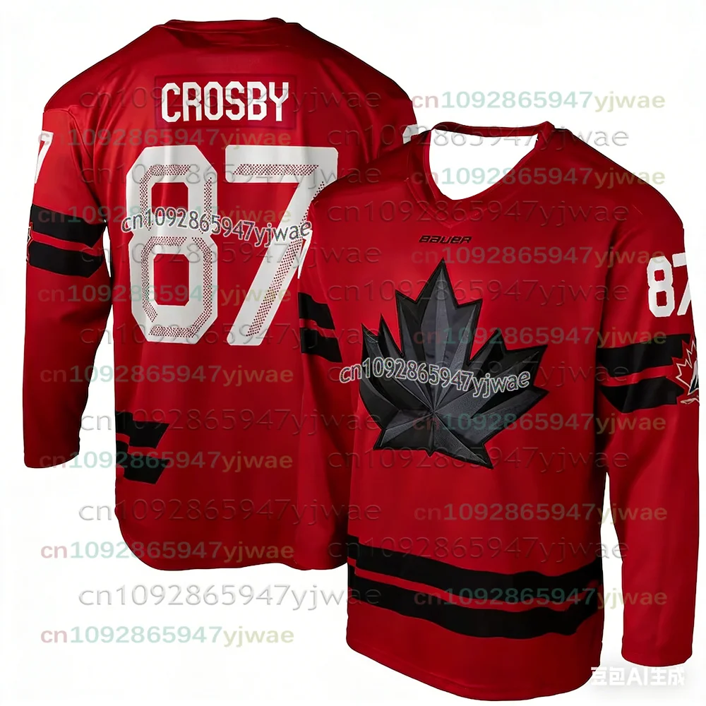 Hot Selling 2026 Canada Ice Hockey New Jersey McDavid Fan Edition Ice Hockey Jersey Men's Long-Sleeve Athletic Jersey Family Kid