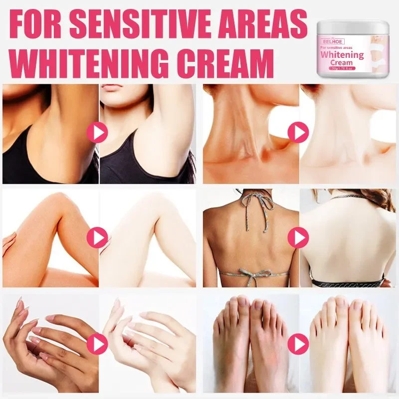 Whitening Cream Brighten Inner Thigh Whiten Private Parts Underarm Bleaching Serum Whiten Butt Knee Intimate Remove Melanin