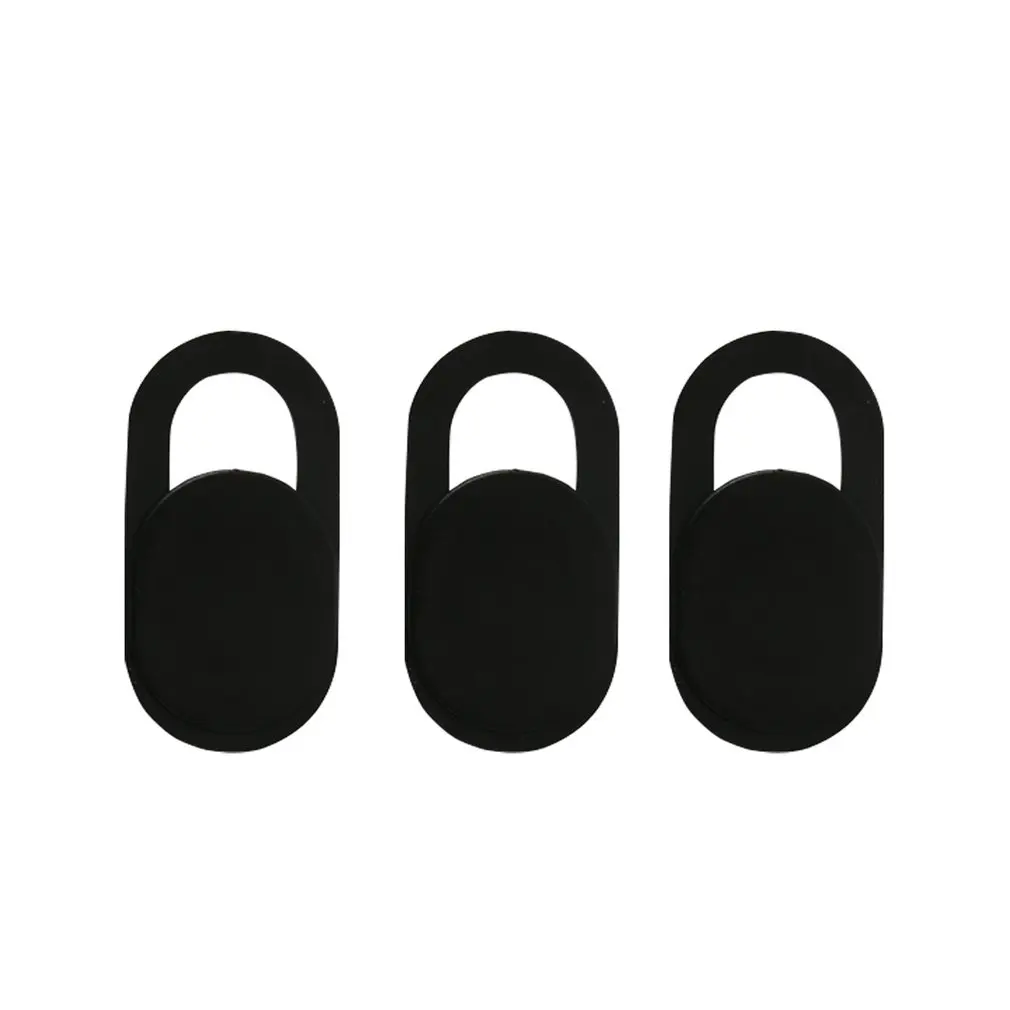 شكل بيضاوي غطاء كاميرا الويب ، المنزلق المغناطيس ، غطاء كاميرا بلاستيكية لأجهزة الكمبيوتر المحمول على شبكة الإنترنت الكمبيوتر اللوحي الخصوصية ، 3 قطعة لكل مجموعة