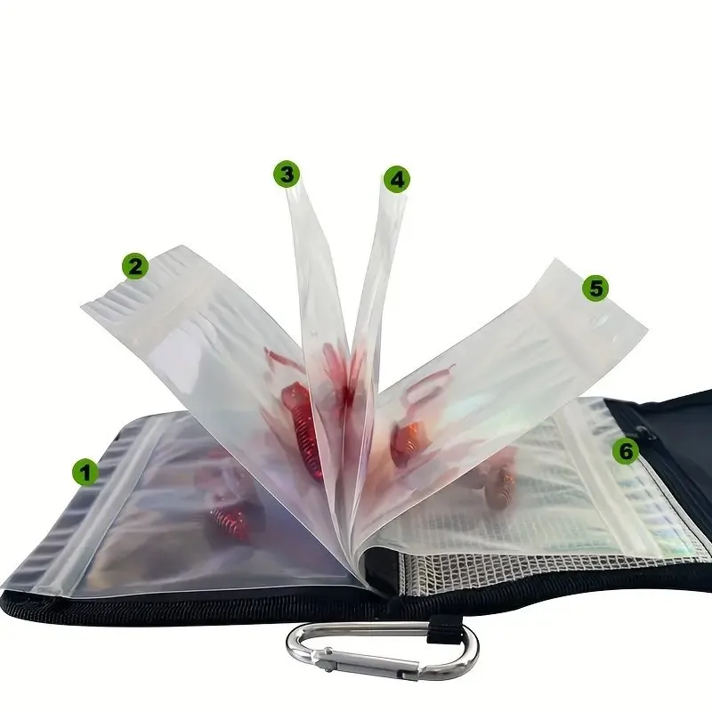 

Fish Hook Storage Pouch Waterproof Outdoor Fishing Supplies Lure Storage Case 1pc Gear Bag Bait Pouch Fishing Tackle Organizer