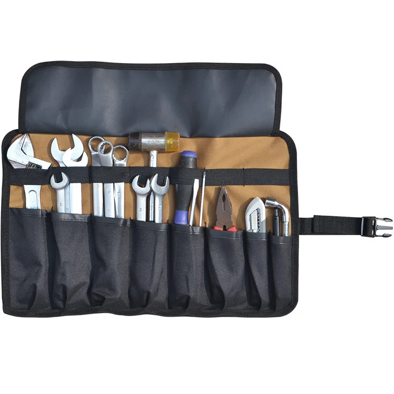 

Oxford Cloth Roll Portable Pouch Bag Wrench Tool Foldable Spanner Hammer Camping Pocket Tool Storage Bag Toolkit