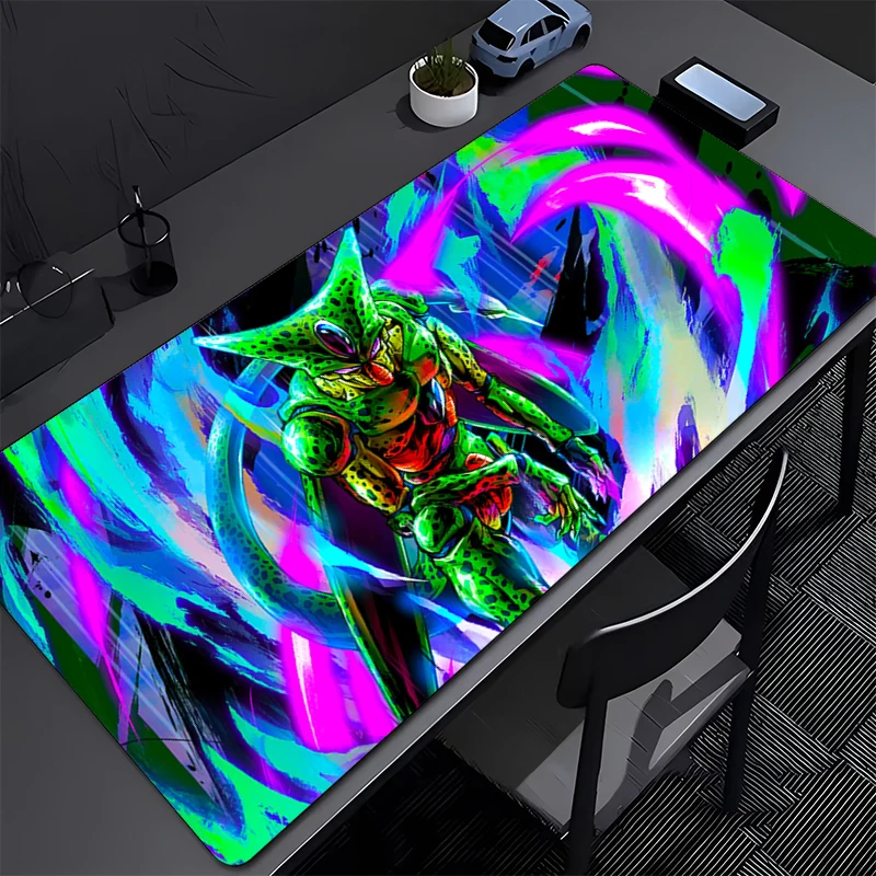 

Dragon Ball Cell Mousepad New MousePads Keyboard Pad Mouse Mat Gamer Soft Office Carpet Table Mat Desktop PC Anime Big Mouse Pad